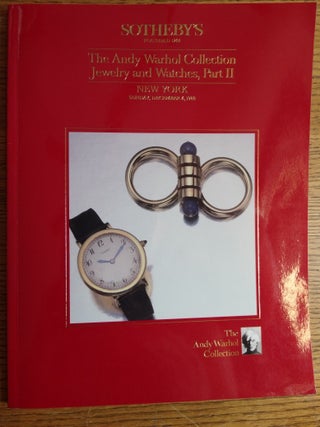 The Andy Warhol Collection (6 volumes in slipcase, April 1988) + rare second Jewelry Sale catalogue from December 1988.