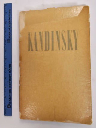 Item #100833 Regard sur le Passe. Traduit par Gabrielle Buffet-Picabia. Wassily Kandinsky