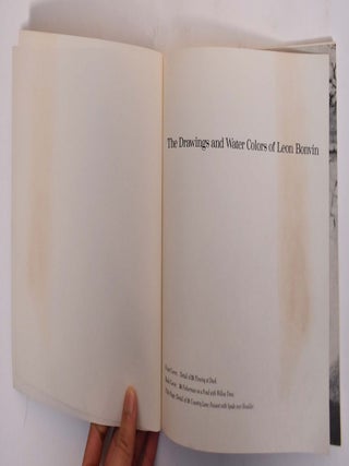 Item #10181 The Drawings and Water Colors of Leon Bonvin. Gabriel P. Weisberg, William R....
