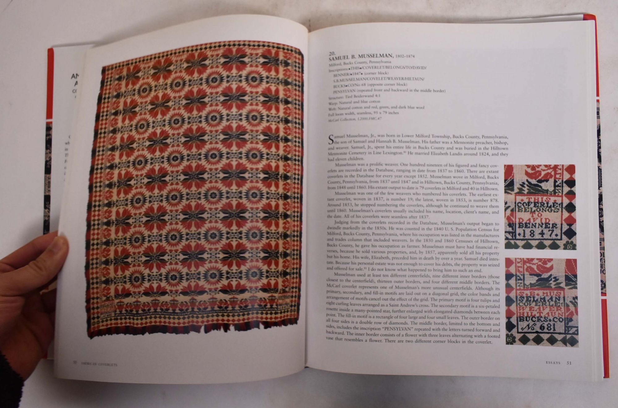 American Coverlets and Their Weavers: Coverlets From Collection Of