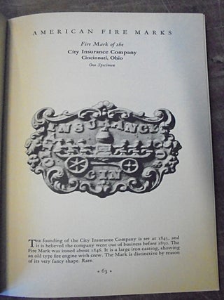 American Fire Marks: The Insurance Company of North America Collection.