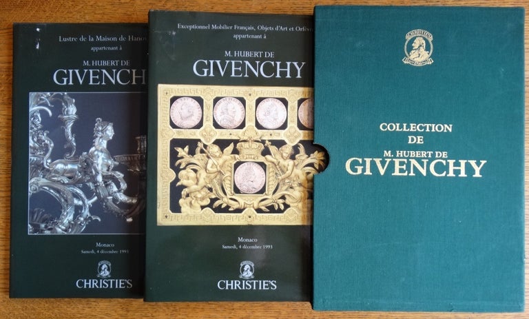Item #102698000001 Magnificent French Furniture, Silver and Works of Art From the Collection of M. Hubert De Givenchy: [With] The Hanover Chandelier from the Collection of M. Hubert De Givenchy (2 Volume Set)