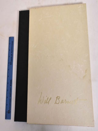 Item #102987 Will Barnet: 27 Master Prints. Will Barnet, Susan E. Meyer