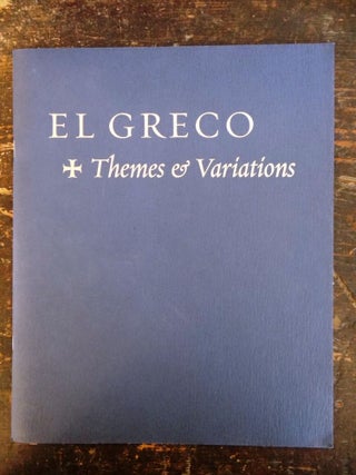 Item #103405 El Greco: Themes & Variations. Joseph Focarino