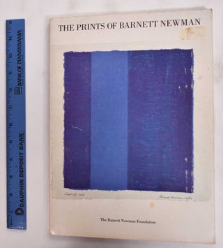 Item #103702 The Prints of Barnett Newman. Hugh M. Davies, Riva Castleman