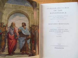 Italian Pictures of The Renaissance: A list of the principal artists and their works, with an index of places. Central Italian & North Italian Schools (3-volume set)