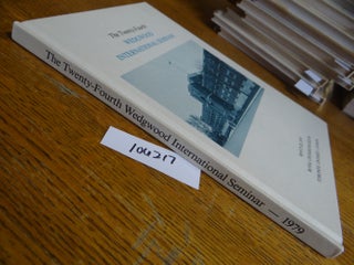 Proceedings of the Twenty-Fourth Wedgwood International Seminar