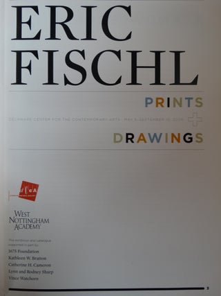 Eric Fischl: Prints + Drawings