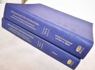 Item #107515 Bibliography on Portraiture: Selected Writings on Portraiture as an Art Form and as...