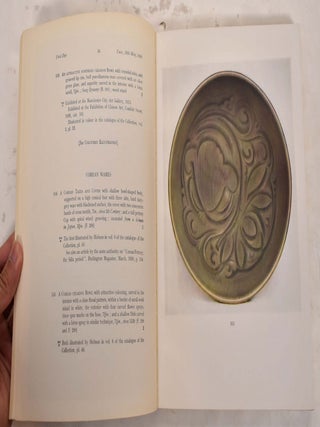 The Eumorfopoulos Collections: Catalogue of the Celebrated Collection of Chinese Ceramics, Bronzes, Gold Ornaments, Lacquer, Jade, Glass, and Works of Art Formed by the Late George Eumorfopoulos, Esq.