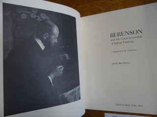 Berenson and the Connoisseurship of Italian Painting