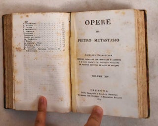Opere di Pietro Metastasio - Edizione Stereotipa