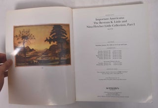 Important Americana: The Bertram K. Little and Nina Fletcher Little Collection, Parts I and II (2 volumes)