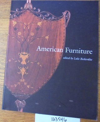 Item #123546 American Furniture 1998. Luke Beckerdite