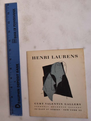 Item #12429 Henri Laurens. Jean Cassou