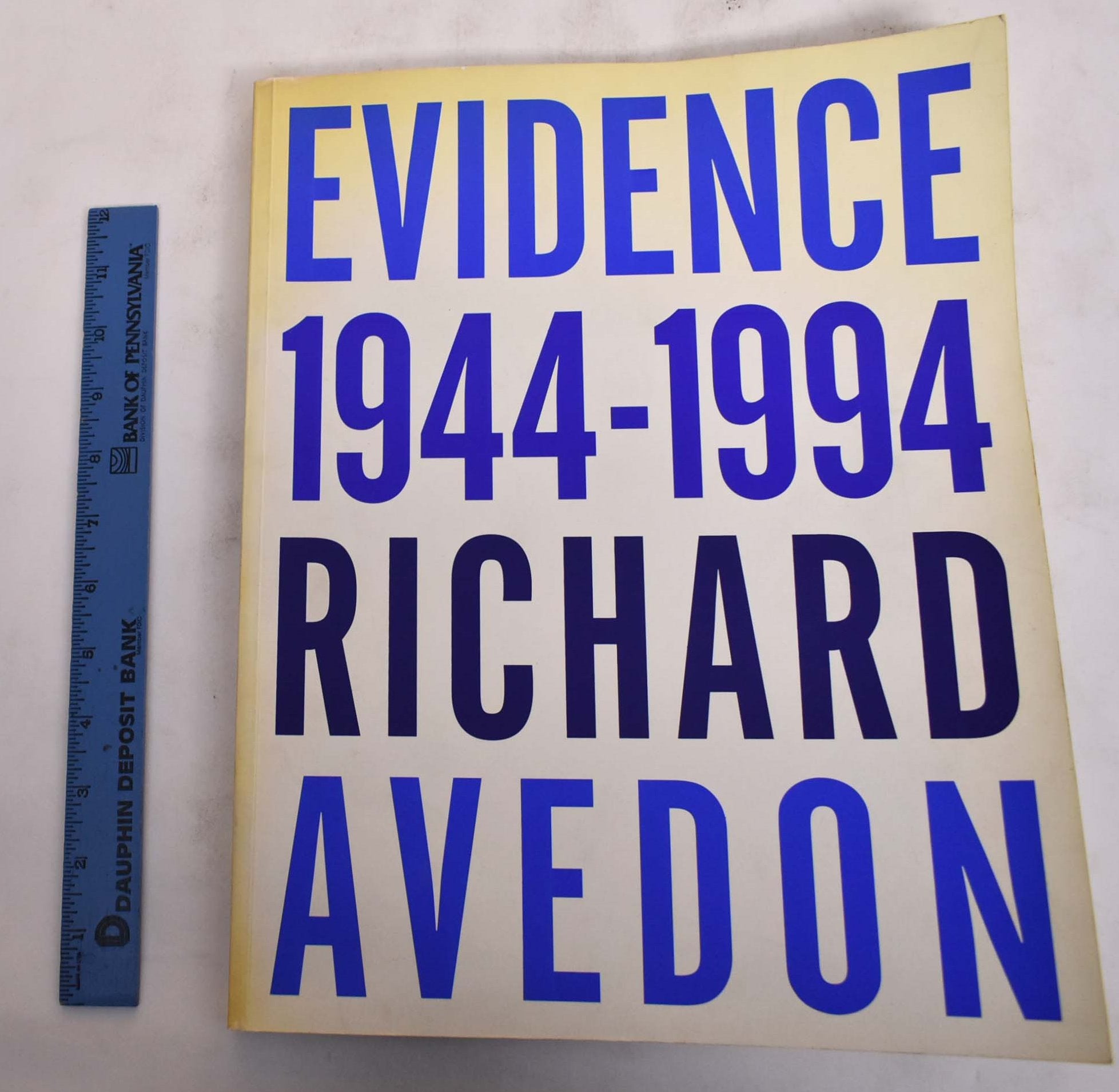 Evidence 1944-1994 by Richard Avedon, Jane Livingston, Adam Gopnik, Mary  Shanahan on Mullen Books