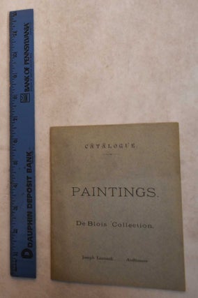 Item #128871 Catalogue of Original Paintings by F.B. De Blois