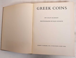 Item #129340.1 Greek Coins. C. M. Kraay, Max Hirmer