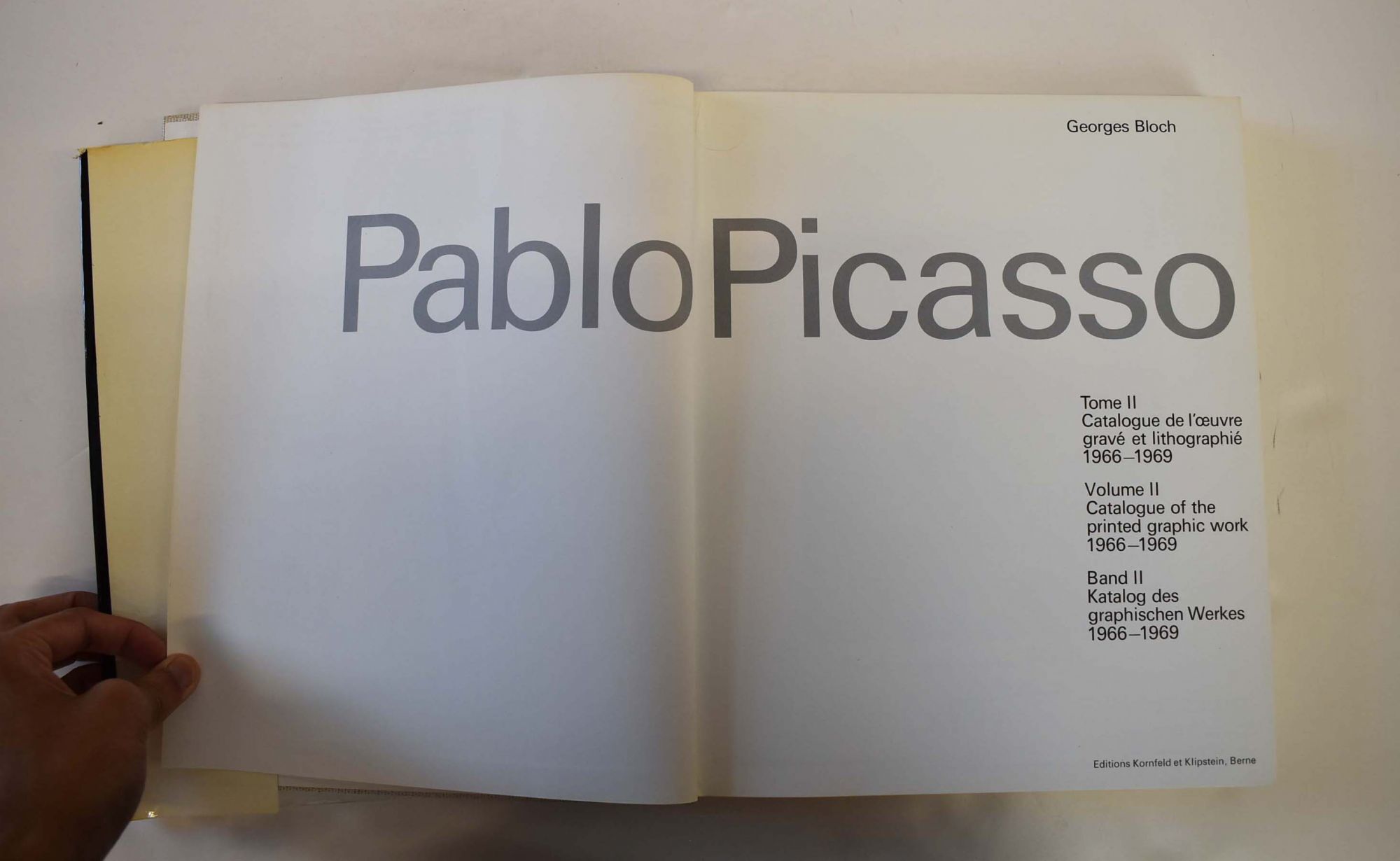 Pablo Picasso: Tome II, Catalogue de l
