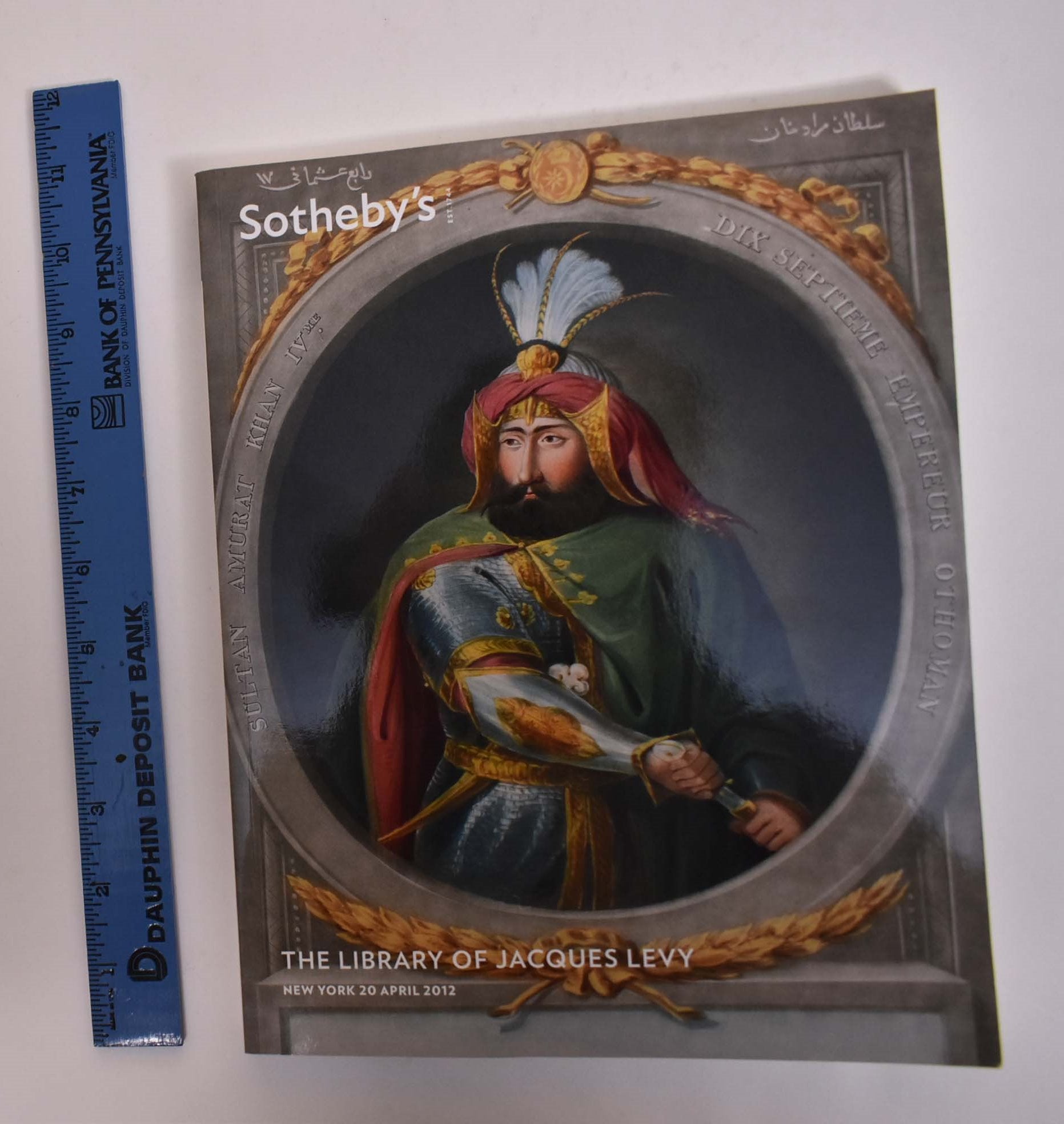 Sotheby's - The Library of Jacques Levy: Sotheby's Auction, New York, 20 April 2012