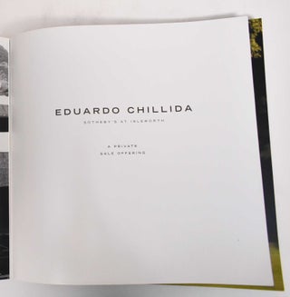 Eduardo Chillida: Sotheby's at Isleworth, A Private Sale Offering