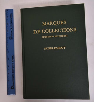 Item #133799 Marques de Collections de Dessins & D'estampes SUPPLEMENT. Frits Lugt