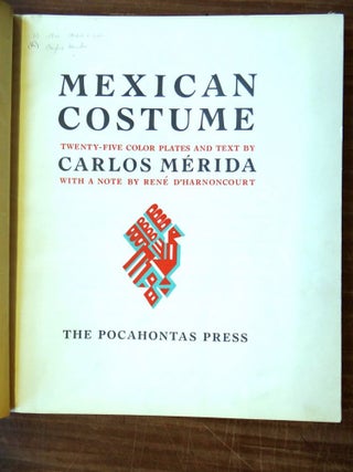 Mexican Costume: 25 Color Plates