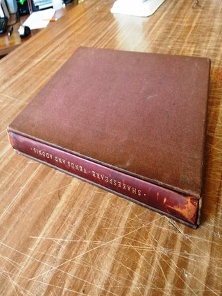 Item #135693 Venus and Adonis. William Shakespeare