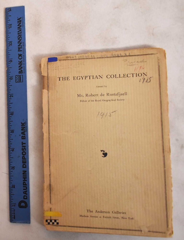 Item #135984 The Egyptian Collection formed by Mr. Robert de Rustafjaell