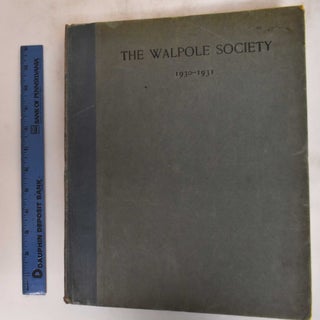 Item #13647 19th Annual Volume of the Walpole Society, 1930-1931