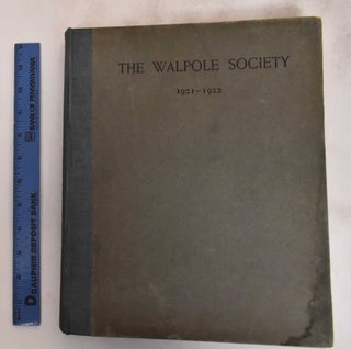 Item #13650 10th Annual Volume of the Walpole Society, 1921-1922