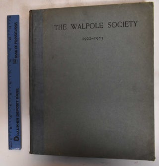 Item #13652 11th Annual Volume of the Walpole Society, 1922-1923