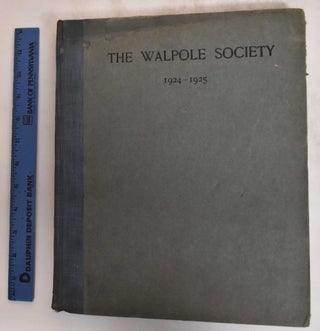 Item #13654 13th Annual Volume of the Walpole Society, 1924-1925