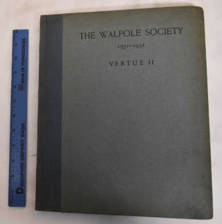 Item #13656 20th Annual Volume of the Walpole Society, 1931-1932