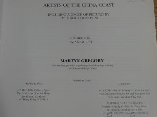 Artists of the China Coast, Including a Group of Pictures by Emile Roux (1822-1915) (Catalogue 64)