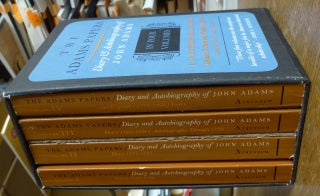 Item #136764 The Adams Papers: Diary and Autobiography of John Adams, in Four Volumes. Complete...