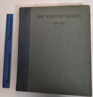 Item #13680 25th Annual Volume of the Walpole Society, 1936-1937