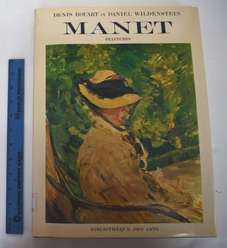 Item #137090 Edouard Manet, Catalogue raisonne (2 Vols). Denis Rouart, Daniel Wildenstein