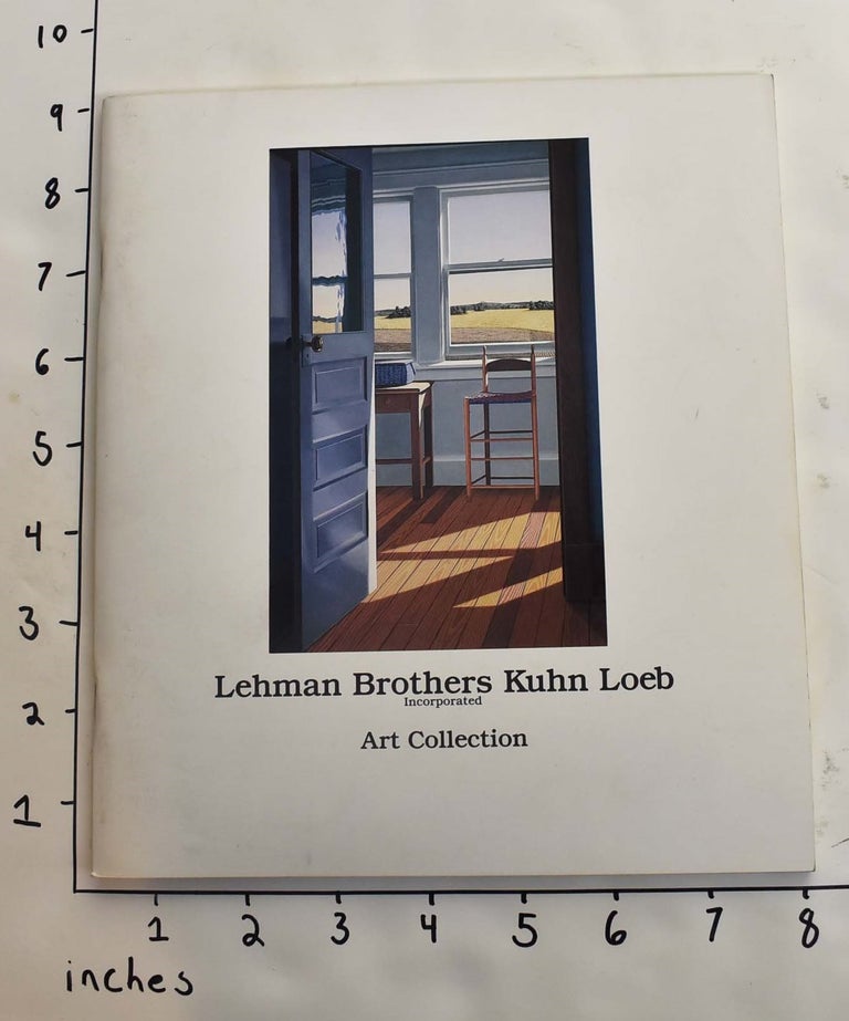 Item #139613 Lehman Brothers Kuhn Loeb, Incorporated, Art Collection. Janice Oresman, curator.
