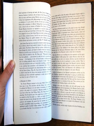 A Museum in Action, Presenting the Museum's Activities. Catalogue of An Exhibition of American Painting and Sculpture from the Museum's Collections