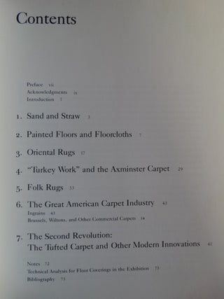 America Underfoot: A History of Floor Coverings from Colonial Times to the Present