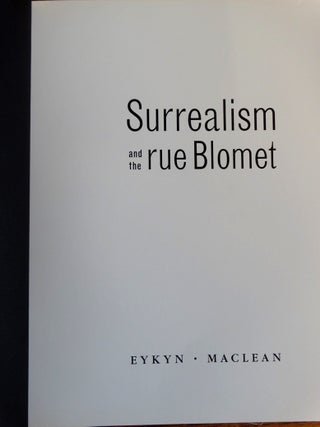 Surrealism and the rue Blomet