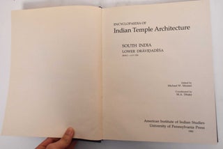Encyclopaedia of Indian Temple Architecture: South India, Lower Dravidadesa, 200 B.C.-A.D. 1324 (2 vols.)