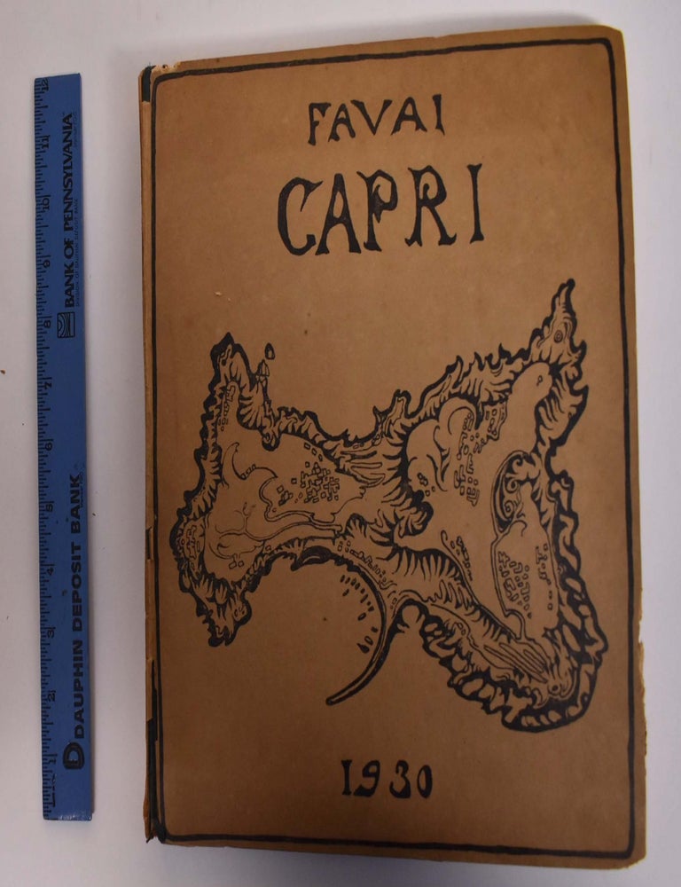 Item #141554 56 Disegni di Gennaro Favai dell isola di Capri Nel 1930. Gennaro Favai, Antonio Cippico.