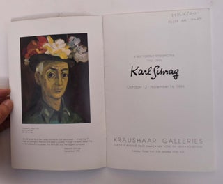 Item #141636 Karl Schrag: A Self Portrait Retrospective, 1940-1995. David Kiehl