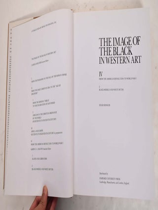 The Image of the Black in Western Art, Volume IV, From the American Revolution to World War I (2 vols.)