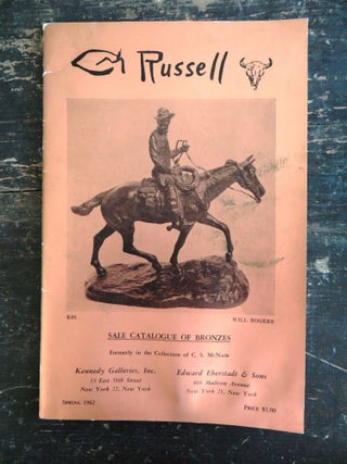 Item #143226 C. M. Russell Bronzes, From the C. S. McNair Collection