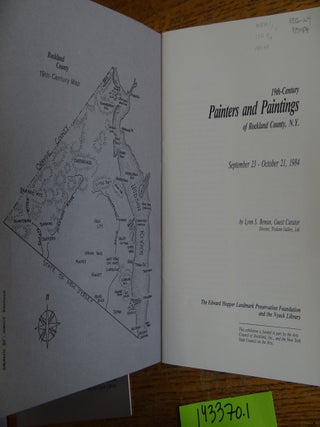 19th-Century Painters and Paintings of Rockland County, N.Y.
