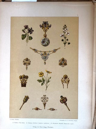 Moderner Schmuck und Ziergerate nach Pflanzen und Tierformen (Contemporary jewelery and decorative works on plant and animal forms)