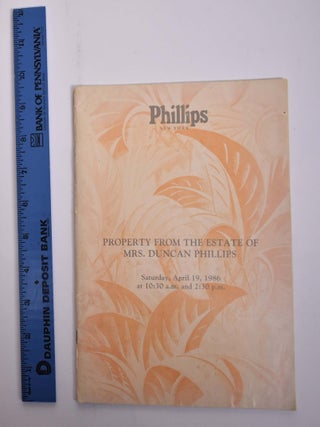 Item #145139 Property from the Estate of Mrs. Duncan Phillips